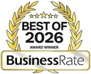 BusinessRate Best of 2026 award winner